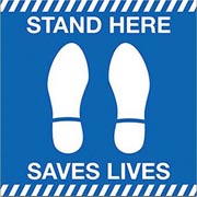 Social Distancing Floor Sticker 4